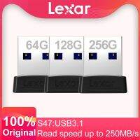 Lexar Jumpsdrive S47 USB แฟลชไดร์ฟ256GB 128GB 64GB USB ปากกาไขควงเล็ก32GB 3.1ไดร์ฟปากกาสูงถึง100เมกะไบต์/วินาที U Disk สำหรับ PC