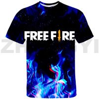 ฟรี Fire Garena 3D T เสื้อผู้หญิงเสื้อยืดแฟชั่น Hip Hop ฤดูร้อนเด็กเสื้อฟรี Fire พิมพ์ Cool Streetwear ผู้ชายอินเทรนด์ Tees