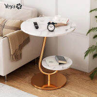 YEYA โต๊ะข้างสแน็ค Coffee Table โต๊ะข้างโซฟา โต๊ะข้างเตียง โต๊ะกาแฟ โต๊ะรับแขก โต๊ะอเนกประสงค์ โต๊ะแล็ปท็อป โต๊ะข้างโซฟาโต๊ะข้างเตียง เหมาะสำหรับห้องนั่งเร่น โต๊ะข้าง โต๊ะหัวเตียง สไตล์ Modern Luxury เรียบหรูดูแพงโต๊ะโซฟา เฟอร์นิเจอร์ห้องนั่งเล่น