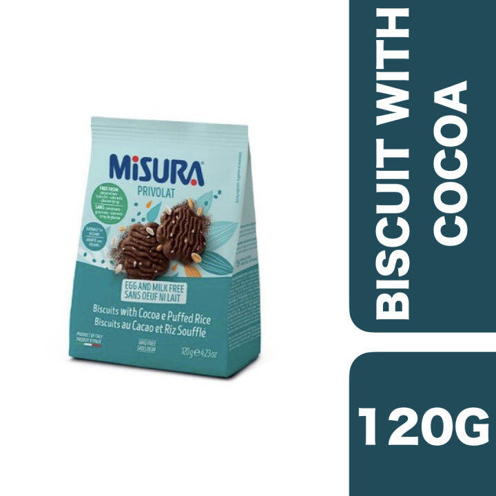 MISURA BISCUIT AU CACAO ET RIZ 120G