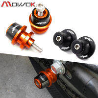 MOWOK สำหรับ KTM Duke 125 200 250 390 790ดยุค390 2019-2021 10มม. อุปกรณ์เสริมรถจักรยานยนต์ CNC อะลูมิเนียมแกนแขนเหวี่ยงสกรูยืนเลื่อน