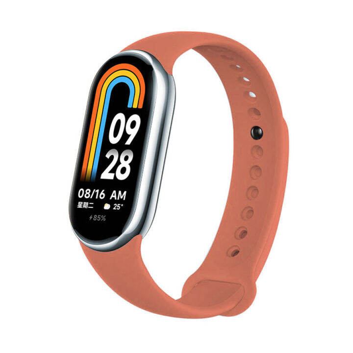 สายรัดสำหรับ-xiaomi-สมาร์ทแบนด์8-nfc-อะไหล่สร้อยข้อมือซิลิโคน-miband-สายรัดข้อมือ8-correa-mi-band-8อุปกรณ์สายรัดนาฬิกาสปอร์ต