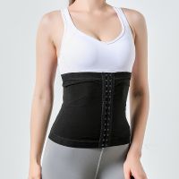 【cw】 Plus Size Men andWaist Trainer Sweat with 3 Hooks TummyBeltLoss Weight WaistCorset Sweat ！