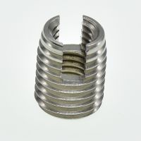 ✐ M2 M2.5 M3 M4 M5 M6 M8 M10 M12 stainless steel Threaded Inserts Metal Thread Repair Insert Self Tapping Slotted Screw Threaded