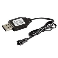 【SALE】 lesslisoftlem1986 เครื่องชาร์จ USB 4.8V 250mA ใหม่พร้อมปลั๊กตัวเชื่อมต่อ SM ชุดโมเดล NiMH NiCD RC