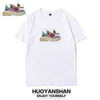 2023 High quality new style Parisian T-shirt for men and women co-branded trendy brand loose cotton couple summer wear dad shoes printed T-shirt casual half-sleeve