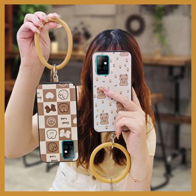 hang wrist liquid silicone Phone Case For Infinix X692/Note8 personality luxurious Back Cover advanced The New Cartoon