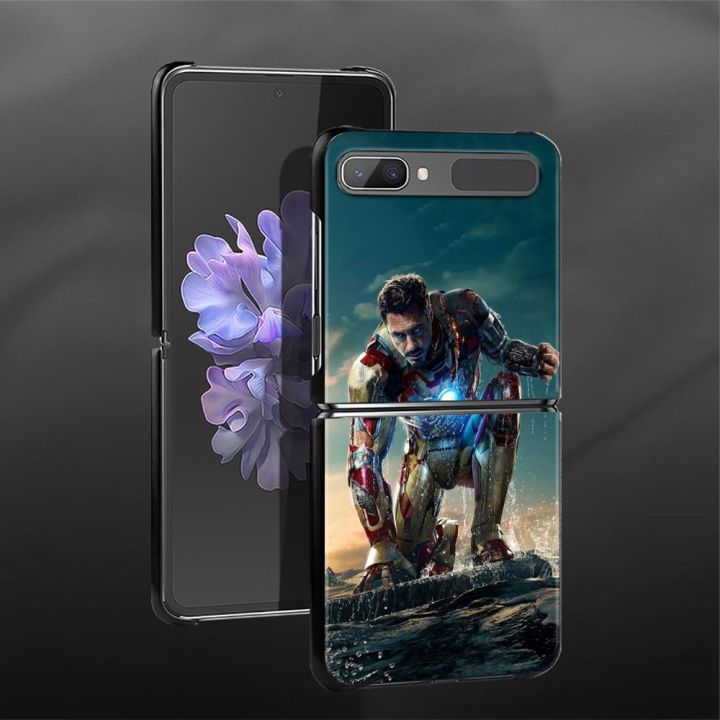 marvel-iron-man-and-hulk-super-hero-case-for-samsung-galaxy-z-flip-4-3-5g-phone-cover-zf3-zflip-4-3-hard-pc-fitted-funda