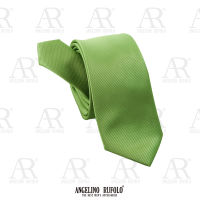 ANGELINO RUFOLO Necktie(NTS-พท.009) เนคไทผ้าไหมทออิตาลี่คุณภาพเยี่ยม ดีไซน์ Plain Pattern สีดำ/สีเขียวเข้ม/สีเขียวอ่อน/สีแดง/สีโอรสอ่อน/สีครีม/สีส้มเข้ม/ส้ม