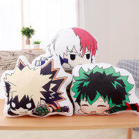 35เซนติเมตรน่ารักอะนิเมะ Bakugo Katsuki Todoroki Shoto Midoriya Lzuku หนุน Plushie ฮีโร่ของฉัน A Cademia หมอน Dakiamkura เบาะของขวัญ