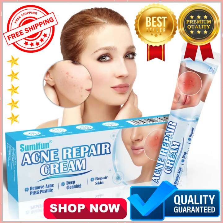 20G Sumifun Acne Repair Cream Face Blackhead Cleansing Pimple Pits