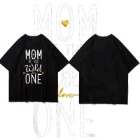 Mom of The Wild One T Shirt Mother Moms Mommy Women Gifts Cotton Mens T Shirt Slim Fit Tees Graphic Simple Style - Lor-made T-shirts - AliExpress Mothers Day Gifts ของขวัญวันแม่