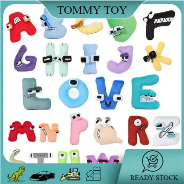 0-9 A-Z Alphabet Lore Plush Toy Preschool Educational English ABC Letter  Stuffed Animal Plushie Doll Christmas Gift for Kids
