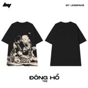 Áo thun local brand By UniSpace tay lỡ form rộng unisex nam nữ Đông Hồ