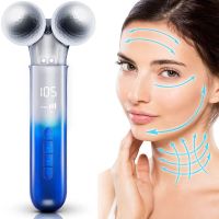 5D Microcurrent Face Massager Roller Vibration Face Lift Roller V Face Beauty Skin Care Tool For Anti Aging Facial Massage