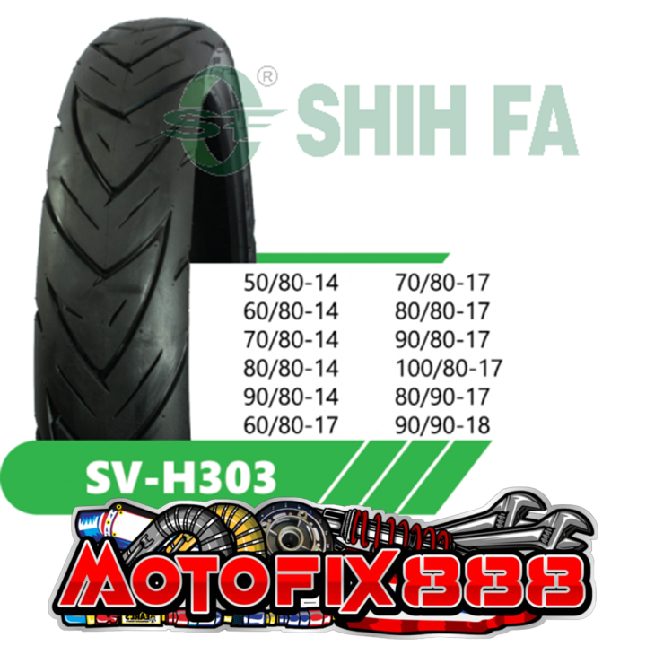 Shih Fa Tire For Underbone Motorcycle Raider Sniper Wave Rim 17