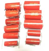 NEW Audiophiler Axial MKP 250v 1uf 1.5uf 1.8uf 2.2uf 2.7uf 3uf 3.3uf 4uf 4.7uf 5.6uf DC HIFI DIY Audio non-polar Capacitor