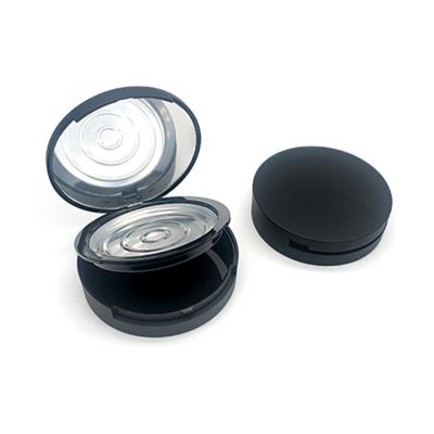 【CW】 1pc double powder empty box portable cosmetic container suitable for eye shadowblushcompact powderfoundation