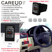 CAREUD U912-WF-S รถ TPMS ภายนอก Car ระบบการตรวจสอบแรงดันยางรถยนต์ Car รถ TPMS สำหรับฮอนด้าซิตี้2014-2022รูบอดขนาดสล็อตต้องมีขนาดเล็ก37*23.8มม. (สูง * กว้าง) รุ่น