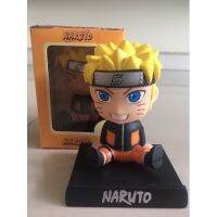 โมเดลนารุโตะ  naruto หัวสปริงพร้อมฐาน   ใช้วางโทรศัพท์ได้หรือวางหน้ารถ   พร้อมกล่อง   สินค้ามือ 1   ++พร้อมส่งจากไทย+++