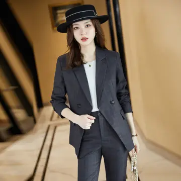 OEM Rose Suit Women's Business Suit Work Hosting Formal Wear - China Suits  and Clothing price