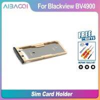 Aibaoqi ที่ใส่ถาดช่องเสียบบัตรใหม่สำหรับโทรศัพท์ Bv4900 Blackview