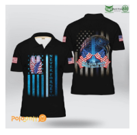 2023 New 2023 new style 911 Memorial high-quality fully sublimated high-quality polo customized series 48 Size：s-6xl Summer Popular