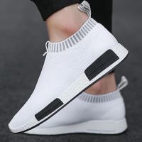 Mens Slip on Sock Sneakers 38-47 Super Light Breathable Mens Shoes Men Walking Jogging Shoes Men Sneakers Casual Shoes for Men