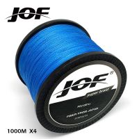 JOF X4 1000เมตรถักเอ็นตกปลา4เส้นม้วนเชือกประมงสาย Carp สายเบ็ดตกปลา10 -80LB น้ำเค็ม