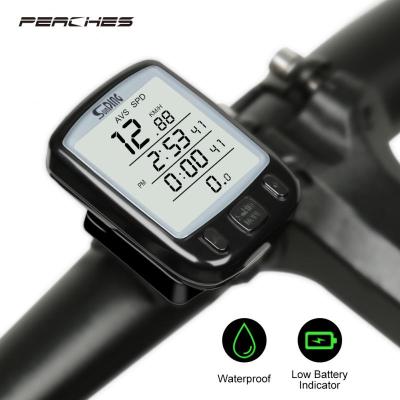 จักรยานคอมพิวเตอร์จักรยาน Night Vision นาฬิกาจับเวลาสายกันน้ำ S Peedometer วัดระยะทางขี่จักรยานความเร็วเคาน์เตอร์อุปกรณ์จักรยาน