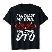 ILl Trade My Soul For Some Vto Halloween T-Shirt Japan Style Tees Cotton Men Top T-Shirts High Street Popular S-4XL-5XL-6XL