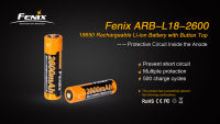 Fenix 18650 2600mAh Rechargeable battery (ARB-L18-2600)