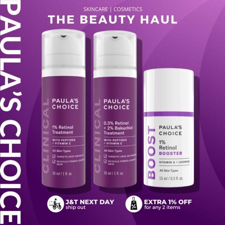 Paula’s Choice Clinical 1 Retinol 0.3 Retinol + 2 Bakuchiol