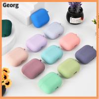 GEORG สีขาว/สีม่วง สำหรับฝาครอบป้องกัน airpods 1110ซม. (4.33 3.94in) ซิลิโคนทำจากซิลิโคน อุปกรณ์เสริมหูฟัง นุ่มนุ่มๆ ฝาครอบป้องกันสำหรับป้องกัน ฝาครอบกันกระแทก สำหรับ Earphone/Apple/AirPods 3rd Generation หูฟังแบบครอบ