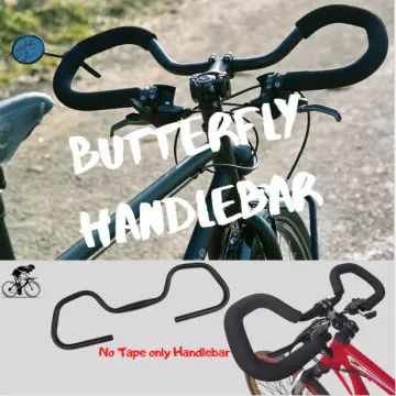 butterfly handlebars on road bike