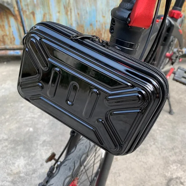 Front Carrier Leather Pull Ring Quick Release Handle Strap