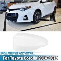 ที่ครอบกระจกมองหลังสำหรับ Toyota Corolla 2014 2015 2016 2017 2018ด้านซ้าย/ขวา1ชิ้นประตูด้านข้างรถปีกมองหลังกรอบหุ้มกระจก