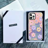 HOT "Huyen Dinh CASETiFY Be Patient With Yoself Hard Casing For X XS XR 11 12 13 Pro Max Holographic Acrylic Cover Case