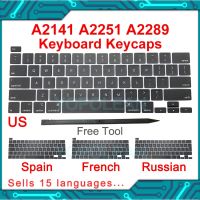 New Laptop A2141 A2289 A2251 Key Keycaps Keys Cap Keyboards Scissor Repair For Macbook Pro Retina 13" 16" 2019 2020 Year Basic Keyboards