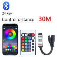 Bluetooth RGB RGBW LED Controller With IR Remote Control With DC 12V RGB 2835 5050 LED Strip Light LED Modules light