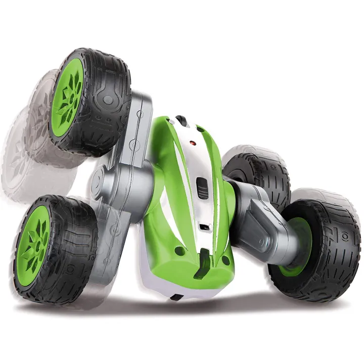 Black Series The Mini RC Flip 'N Roll Racer Toy Car for Kids, 360