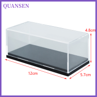 QUANSEN กล่องใสกันฝุ่นขนาด1:64กล่องใส่ของขนาด1:64