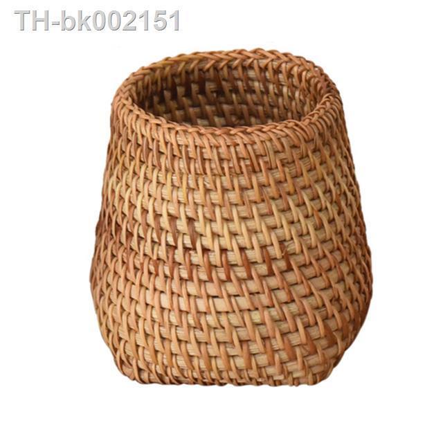 rattan-storage-baskets-chopsticks-tube-shovel-spoons-bucket-pens-boxes-dinner-knives-forks-tableware-storage-box-home-organizer