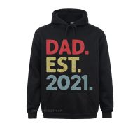 Mens Dad Est For New Dad To Be Established Hooded Pullover Mens Long Sleeve Hoodies Outdoor Sweatshirts Gothic Hoods Wholesale Size Xxs-4Xl