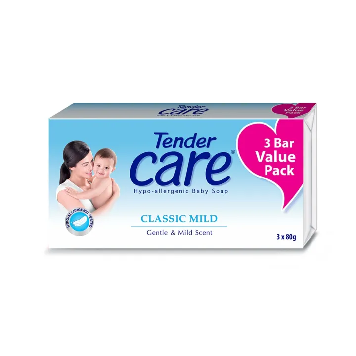 Tender Care Classic Mild HypoAllergenic Baby Soap 80g Lazada PH