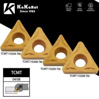 KaKarot 10pcs Carbide Insert TCMT110204 TCMT110208 YT6020 เหล็กกลึง เครื่องมือ ที่ยึด Boring Bar CNC Cutter