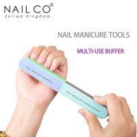 NAILCO Nail File Six-sided Nail Buff Multi-use Buffer Art Frosted Manicure Tools Great Quality Professional Beauty Nail Repair