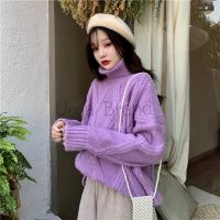 利3 สี อก 36-40 นิ้ว (พร้อมส่ง)  เสื้อไหมพรมคอเต่า เสื้อคอเต่า กันหนาว รุ่น Winter Sweater A-7