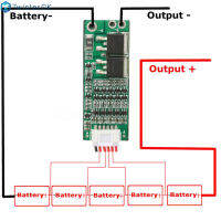 5S แบตเตอรี่ลิเธียม18V 21V 15A แผ่นป้องกันสีเขียว Charger PCB + ลวด Li-Ion BMS