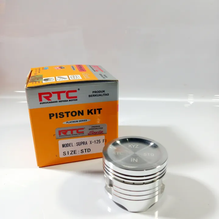 PISTON KIT SUPRA X 125 Fi SEHER KOMPLIT SUPRA X 125 Fi HIGH QUALITY RTC